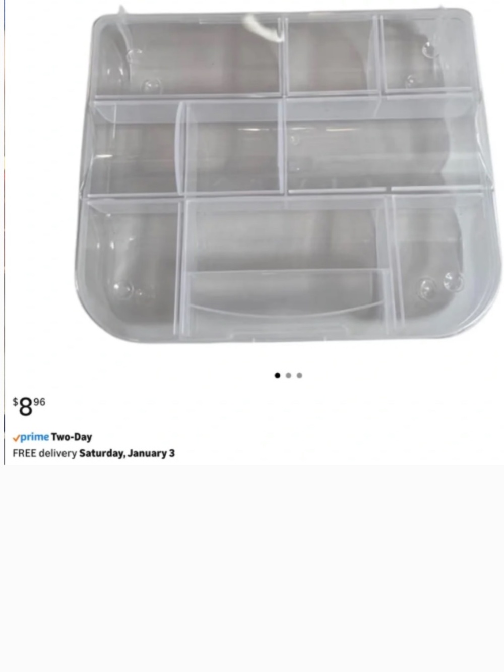 Jewelry making supplies, beads, crystals,  &more + storage case - Picture 3 of 3